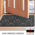 thumbnail image 3 of Black White Gothic Moon Flower Card Pattern Door Rugs,Washable Non Slip Door Mats Indoor,Decorative Door Mats,Entry Mat Indoor for Entrance,Bedroom,Kitchen,Bathroom,30"x17", 3 of 6