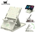thumbnail image 2 of Switch/Switch Lite Cooling Stand - Animal Crossing Themed Ergonomic Console Holder with Heat Dissipation Vents, Portable Foldable Tabletop Bracket for Nintendo Gaming Accessories, 2 of 8