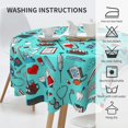 thumbnail image 5 of Nurse Tablecloth Round 60 Inch Table Cloth Cover Mat Holiday Party Decoration for Dining Room Home Kitchen Picnic, 5 of 6