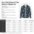 thumbnail image 6 of Fotbe Flamingos And Birds Men's Women's UPF 50+ Sun Protection Jacket Hooded Cooling Shirt with Pockets Hiking Outdoor Performance-XX-Large, 6 of 8