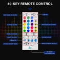 thumbnail image 6 of LED Lighted Liquor Bottle Display Shelf, 20 Inch Bar Display Shelf, DIY Illuminated Bottle Shelf with App & Remote Control, 2 Step Freestanding Holding Bottles for Home Bar, Party, Walnut, 6 of 6
