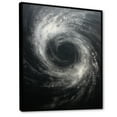 thumbnail image 2 of Designart "Cosmic Current Spiral In Black" Abstract Spirals Floater Framed Canvas Prints, 2 of 5