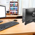 thumbnail image 1 of BESTYASH 1Pcs Support d'Ordinateur avec Roues Support CPU Mobile Noir Nettoyage Facile Bureau Rentrée des Classes, 1 of 6