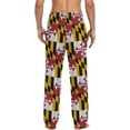thumbnail image 2 of CROPD Flag Men's Pajama Pants Sleepwear Lounge Pajama Bottoms with Pockets, S M L XL XXL, 2 of 7