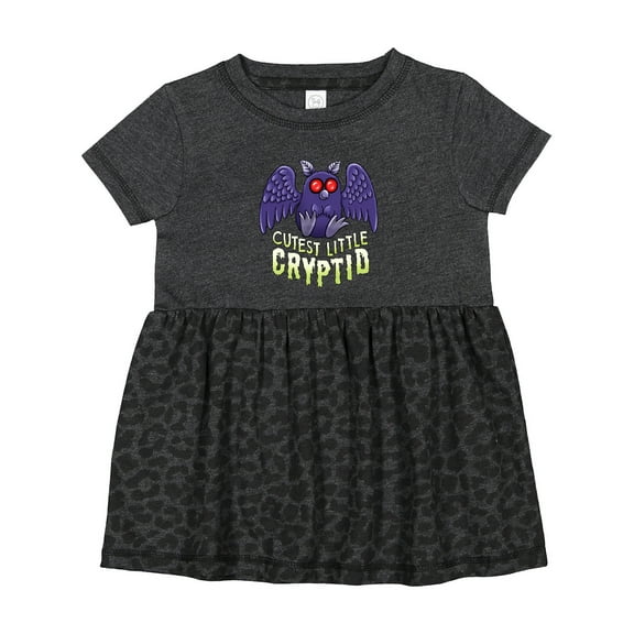 Inktastic Cutest Little Cryptid Mothman Girls Baby Dress