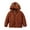 Brown, variant on Mercatoo Kids Boys Warm 𝐅𝐥eece Sweater Winter Windproof Thicken Hoodie Warm and Soft Coat Girls Spring Jackets Size 7/8