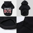 thumbnail image 3 of MarinaVida Pet's Hoodie Coat Mommy's Boy Printed Shirts Dog Warm Sweater Outdoor Hooded Sweatshirt, 3 of 6