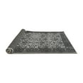 thumbnail image 2 of Ahgly Company Indoor Round Abstract Gray Modern Area Rugs, 7' Round, 2 of 4