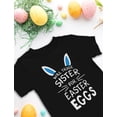 thumbnail image 5 of Tstars Boys Unisex Easter Holiday Shirts Trade Sister for Easter Eggs Siblings Happy Easter Party Shirts Humor Funny Easter Gifts for Boy Youth Gift for Kids T Shirt, 5 of 6