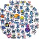 thumbnail image 3 of 50 pegatinas cps divertidas y coloridas de dibujos animados para niños, calcomanías de vinilo para computadoras de adolescentes, botellas de agua, equipaje, 3 of 3