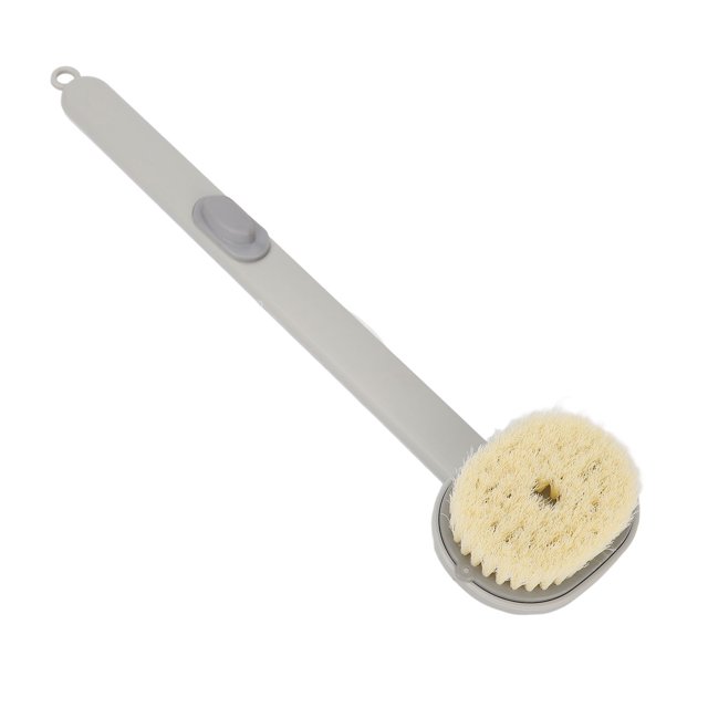 Bath Brush, Body Wash Button Bath Body Brush Eliminate Fatigue Comfortable Long Handle For Bathroom