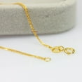 thumbnail image 4 of 18K Solid Yellow OR White Gold Wheat Chain AU750 Diamond-cut Square Wheat Chain 18", 4 of 10