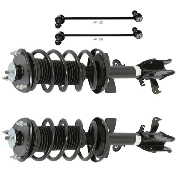 CCIYU Front Strut Spring Assembly Control Arm and Ball Joint Assembly 2013-2017 for Honda Odyssey Touring Elite Mini Passenger Van 4-Door Complete Suspension Kit Fits replace for 11907, K750304