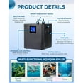 thumbnail image 6 of Ecojoy 300L 1/3 HP Aquarium Chiller Water Chiller Hydroponic Tank Cooler With Remote, 6 of 8