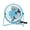 Blue, variant on Green 4 Inch Usb Cat Ear Desktop Fan Bladeless Quiet Portable Small Fan For Office Home 6.3X5.7X2.0 Inch Usb Powered Lightweight Personal Cooling Quiet Breeze Compact Device