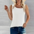 thumbnail image 2 of Breathable Seamless Ribbed Tank Top for Women Sleeveless Stretch Camisole Soft Comfortable Summer Layering Essential, 2 of 7
