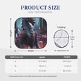 thumbnail image 2 of Kdxio Urban Mechanical Dragon Print 2-Piece Sun Shade Front Windshield - Foldable Car Front Window Sunshades for Most Sedans SUV Truck, 2 of 6
