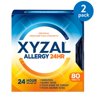 (2 pack) (2 Pack) Xyzal 24 Hour Allergy Relief Tablets, 80ct