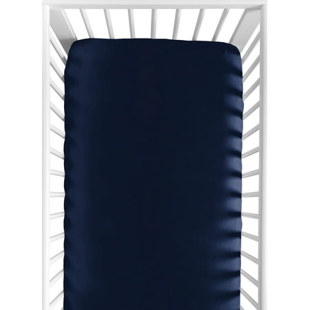 UPC: 0846480032434 | Anchors Away Collection Crib Sheet – Navy