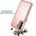 thumbnail image 6 of Njjex Wallet Case For Samsung Galaxy A14 5G PU Leather ID Cash Credit Card Holder Slots Magnetic Closure Flip Cover [Rose Gold], 6 of 7