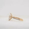 thumbnail image 4 of Cora Jewellery 1.5CT Marquise Moissanite Engagement Ring For Women, 14K Yellow Gold, 4 of 6