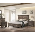 thumbnail image 4 of Furniture of America Gafin 3pc Gray Wood Bedroom Set-Cal King + 2 Nightstands, 4 of 9