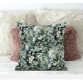 thumbnail image 3 of 20" Green Gray Springtime Zippered Suede Throw Pillow, 3 of 3