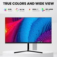 thumbnail image 2 of CRUA 22 inch FHD 1080P Computer Monitor - 100Hz VA Panel with 3-Side Frameless Design, Eye-Care Technology & VESA Mount, HDMI/VGA Ports (Black), 2 of 7