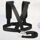 thumbnail image 3 of Weight Bearing Supporter Belt Professional Running Training Assist Resistance Band Training Equipment Vest Strap for Gym Workout Training (Black), 3 of 3