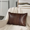 thumbnail image 3 of Bingfone Vintage Wood Print Satin Pillowcase for Hair - Standard Size with Zipper Silky & Soft Pillow Covers,20x30 inches, 3 of 8