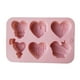 thumbnail image 1 of Molde de silicona para tartas con forma de corazón, 6 cavidades, ideal para San Valentín, 1 of 7