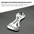 thumbnail image 3 of WRISTBIQUE Tailpiece Para Guitarra Resonadora De Metal Plateado Con Fácil Cambio De Cuerdas, 3 of 8