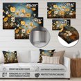 thumbnail image 4 of Designart "Yellow Blue Buttercups Golden Glow Collage II" Floral Metal Wall Decor, 4 of 5