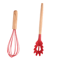 thumbnail image 1 of 2 herramientas de cocina de madera resistentes al calor, sin BPA, utensilios antiadherentes para hornear, cocinar, mezclar., 1 of 5