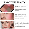 thumbnail image 3 of Paleta de rubor de 12 colores, rubor iluminador en polvo, maquillaje de larga duración, resistente a las manchas, aspecto natural, mezclable, acabado mate sin crueldad animal, paleta de rubor para con, 3 of 5
