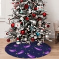 thumbnail image 5 of Sikiie Eggplant 30-48 inches {designName} Print Christmas Tree Skirt Snowman Xmas Tree Skirt with Edge Christmas Decorations for Holiday Party48", 5 of 7
