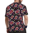 thumbnail image 2 of Wukai Ladybug Print Men's Short-Sleeved Mesh T-Shirt,Quick-Dry Short Sleeve Workout T-Shirt-Medium, 2 of 8