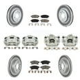 thumbnail image 1 of Transit Auto Front Rear Disc Brake Caliper Coated Rotors and Ceramic Pads Kit (10Pc) for Car 2013 Chevrolet Cruze LT LTZ with 292mm Diameter Rotor KCG-100817C, 1 of 11