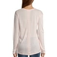 thumbnail image 5 of Hanes Women's Long-Sleeve Lace Panel Tee, 5 of 5