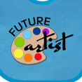 thumbnail image 4 of Inktastic Future Artist with Paints Boys or Girls Baby Bib, 4 of 4