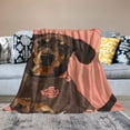 thumbnail image 2 of ARISTURING Love Dog Flannel Blanket for All Seasons, Anti-Pilling, Soft, and Durable 60x80in, 2 of 6