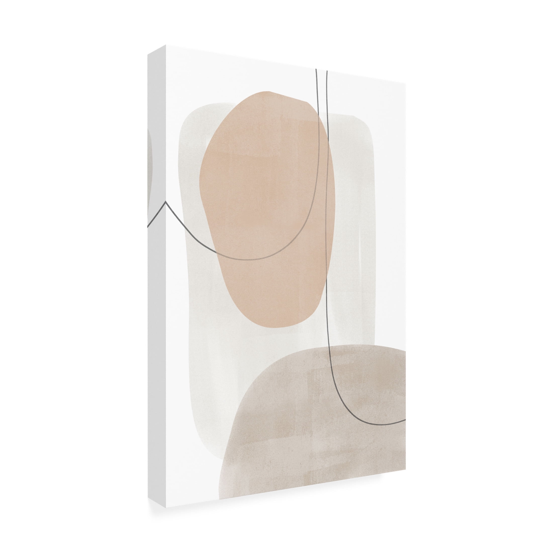 Trademark Fine Art Melloi Art Prints Circle Abstract Painting Canvas Wall Art