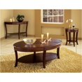 thumbnail image 2 of Bowery Hill Table d'Appoint Traditionnelle en Bois en Brun Cerisier Riche en Plusieurs Étapes, 2 of 4