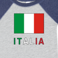 thumbnail image 4 of Inktastic Italy Flag & Italia Black Border Boys or Girls Baby Bodysuit, 4 of 5