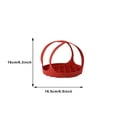 thumbnail image 3 of Silicone Steamer Basket For Rack Lifter With Handles Home Sling, 3 of 4