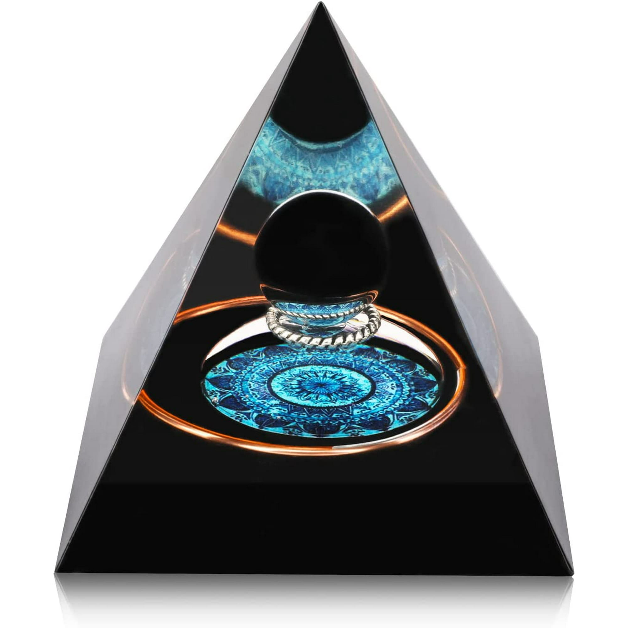 英7” Winston &amp; e Denham Town / Keep The Pressure On PYR6002 Pyramid /00050 Pyramid for Positive Energy 2.3×2.3in Crystals Protection