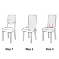 thumbnail image 3 of Kearding 4 pack/lote fundas para sillas fáciles de colocar con amplia aplicación elástica e impermeable Decoración del hogar, 3 of 6