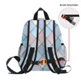thumbnail image 5 of FORMRS School Backpack with Front Zippered Pocket 12" Student Travel Daypack, Beige Art Pattern, 5 of 6