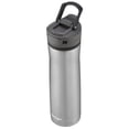 thumbnail image 5 of Contigo Cortland Chill 2.0 24 oz Silver, Gray and Licorice Solid Print Double Wall Vacuum Insulated Stainless Steel Water Bottle with Wide Mouth Lid, 5 of 9