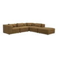 thumbnail image 2 of Moe's Home Collection Lowtide Dream Modular Sectional Amber Glow Fabric, 2 of 4